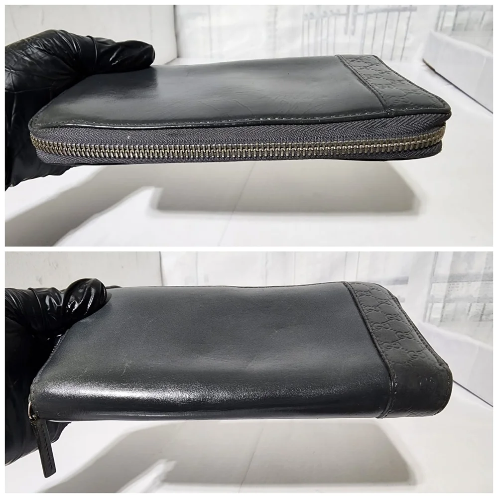 Gucci GG Signature Leather Continental Wallet Grey - Picture 7 of 12